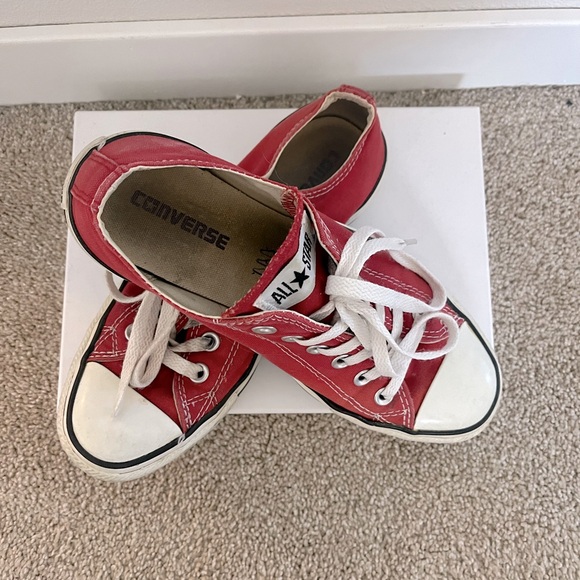 Red Chuck Taylor Converse - Picture 4 of 5